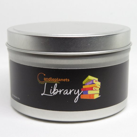 Oshkosh Library, Book Lover Candle, Book Candle Scent, Literary Candle, Soy Cand - Picture 2 of 2